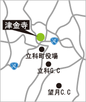 地図：津金寺