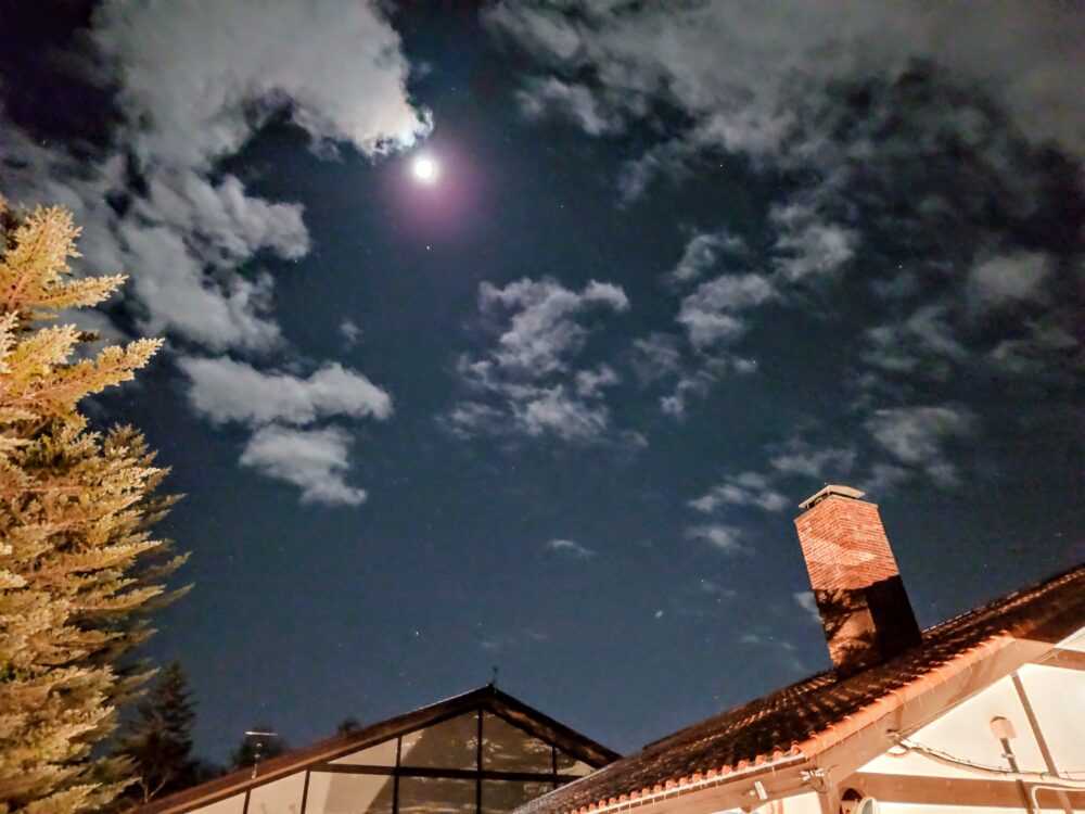 空気が澄んでます