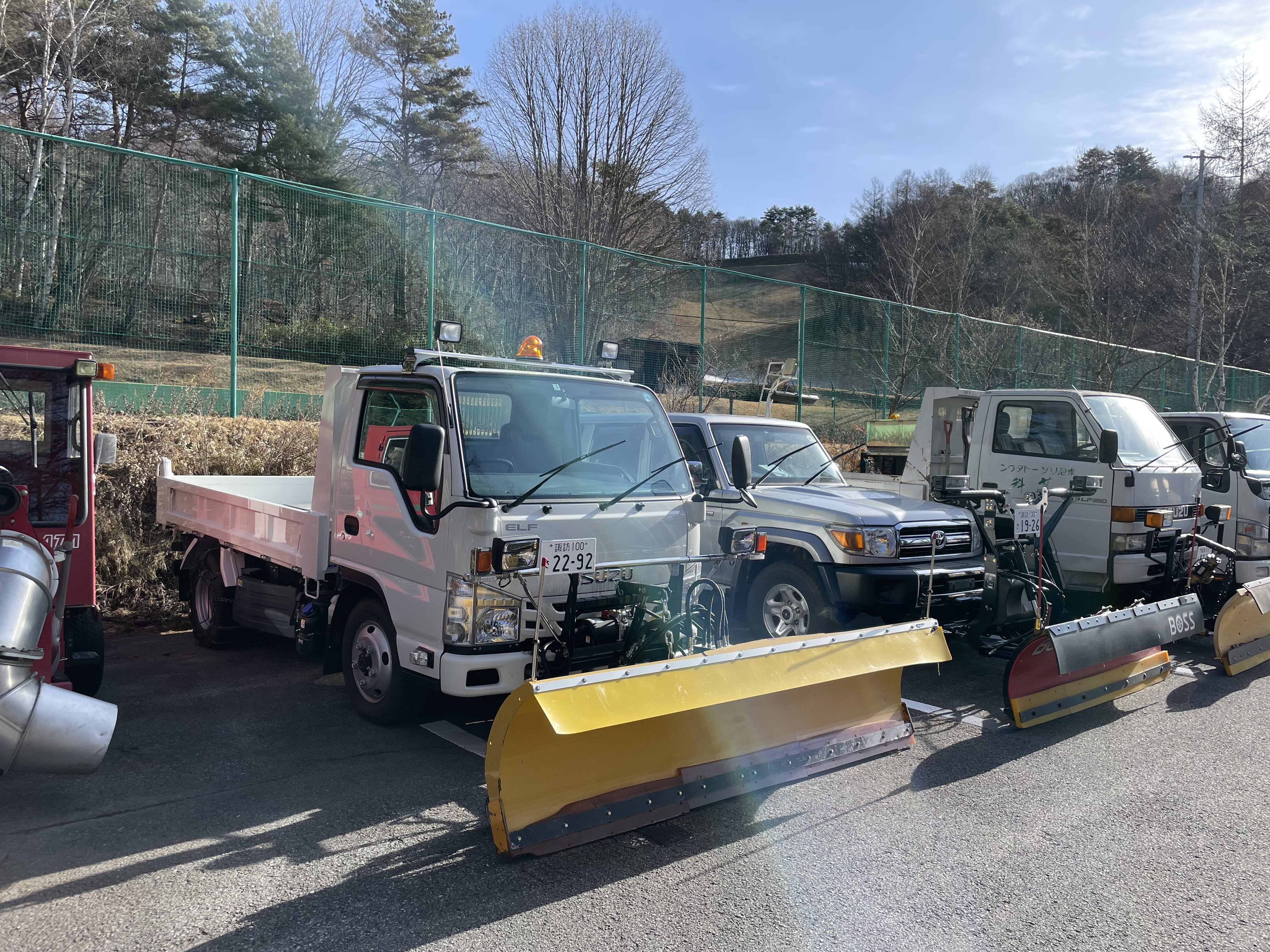 本格的な降雪の前に